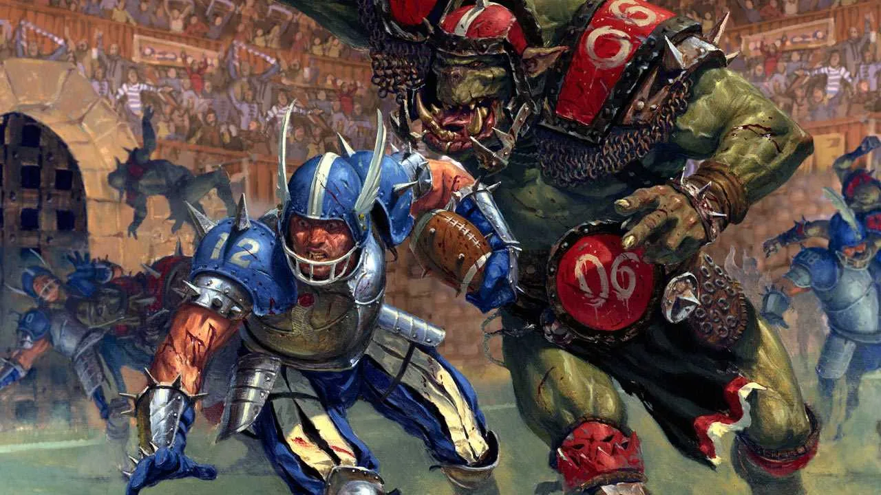 Backdrop artwork for Blood Bowl
