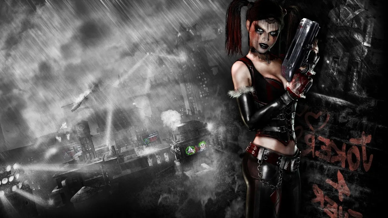Backdrop artwork for Batman Arkham City: Harley Quinn's Revenge