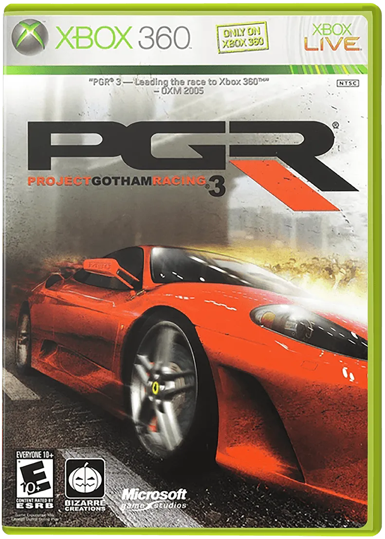 Project Gotham Racing 3 box art