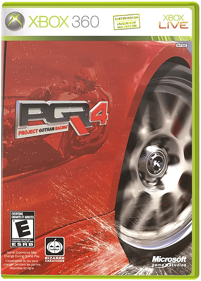 Project Gotham Racing 4 box art