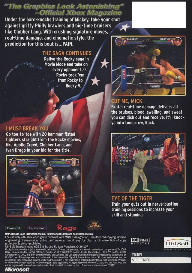 Rocky box back