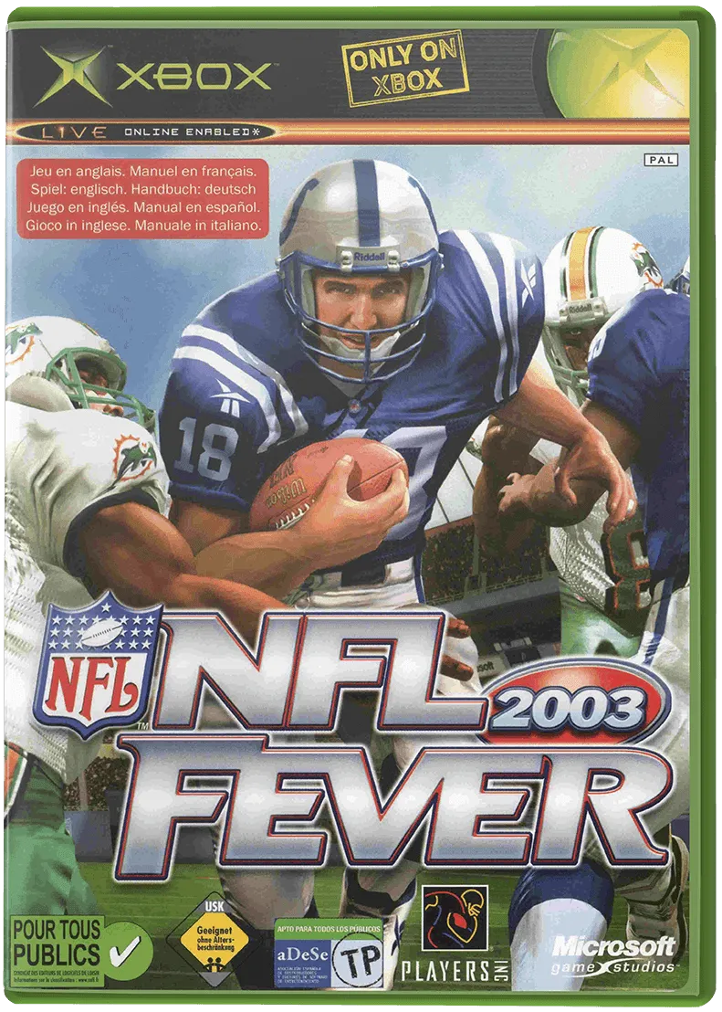 NFL Fever 2003 box art