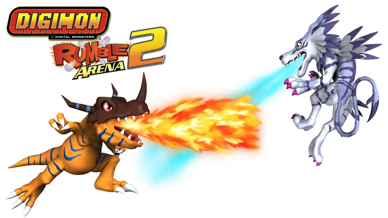 Backdrop artwork for Digimon Rumble Arena 2