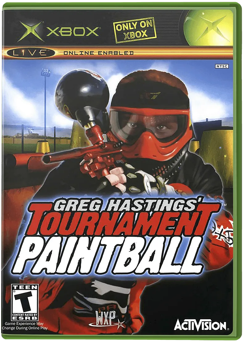 Greg Hastings' Tournament Paintball box art