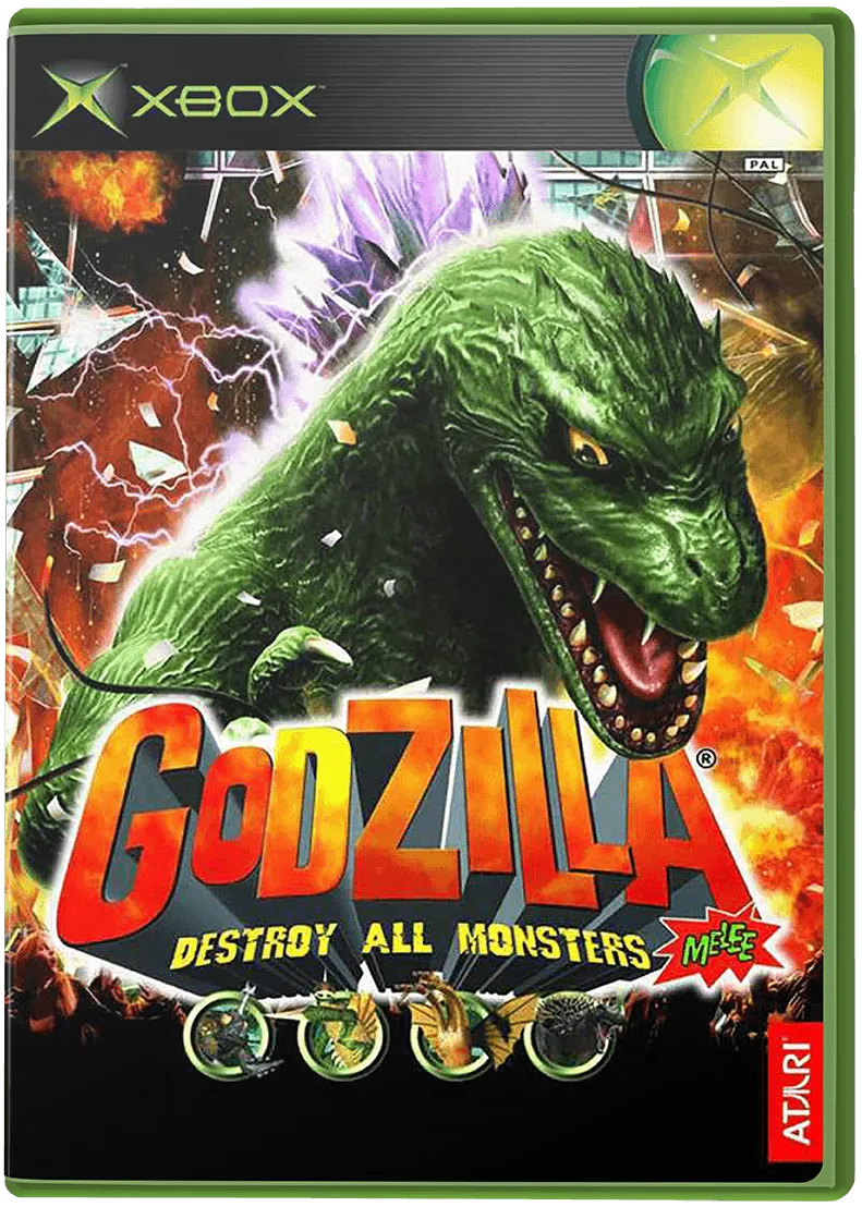 Godzilla: Destroy All Monsters Melee box art
