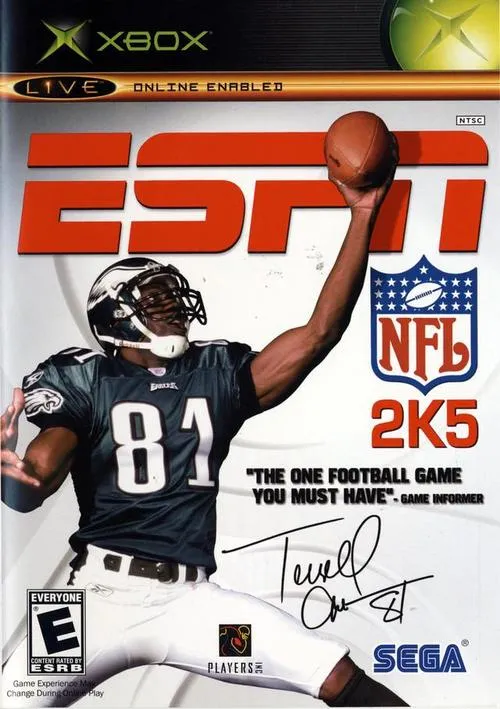 ESPN NFL 2K5 box art