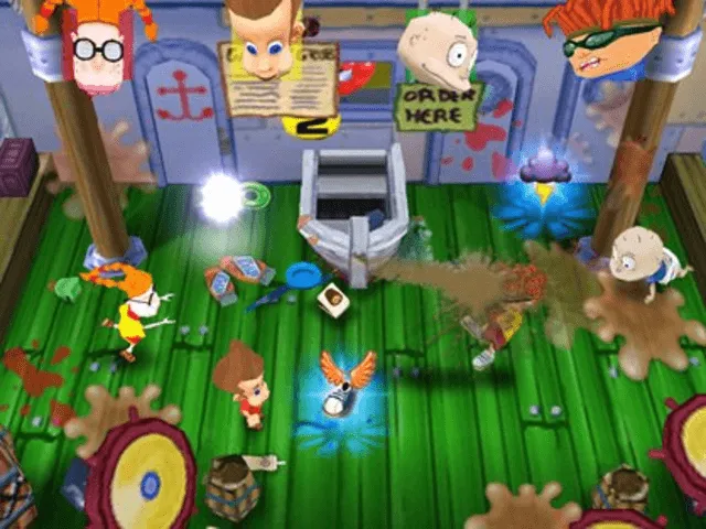 Backdrop artwork for Nickelodeon Party Blast