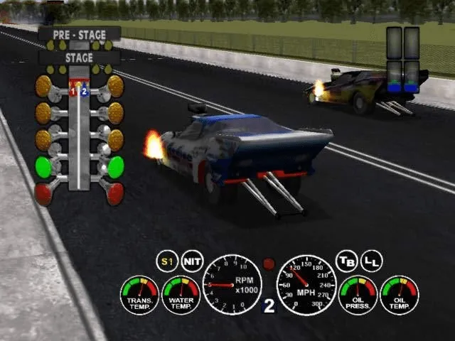 Backdrop artwork for IHRA Drag Racing 2004