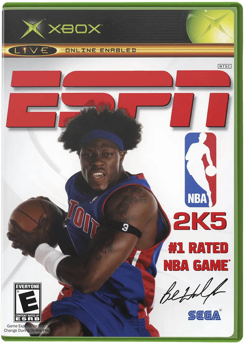 ESPN NBA 2K5 box art