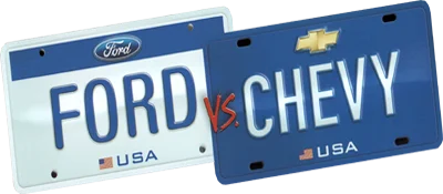 Ford vs. Chevy logo