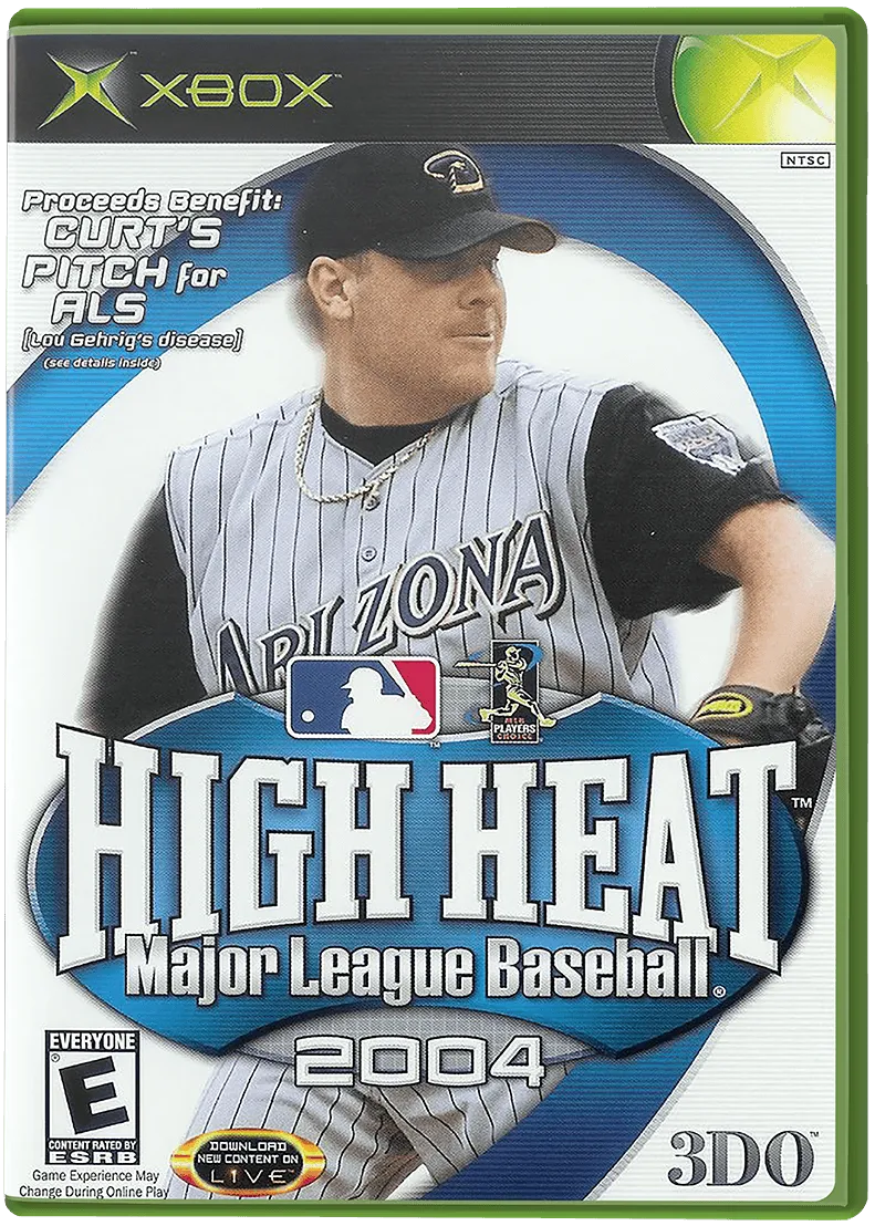 High Heat Major League Baseball 2004 box art