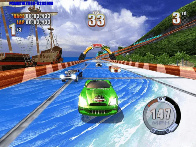 Backdrop artwork for Hot Wheels: Stunt Track Challenge