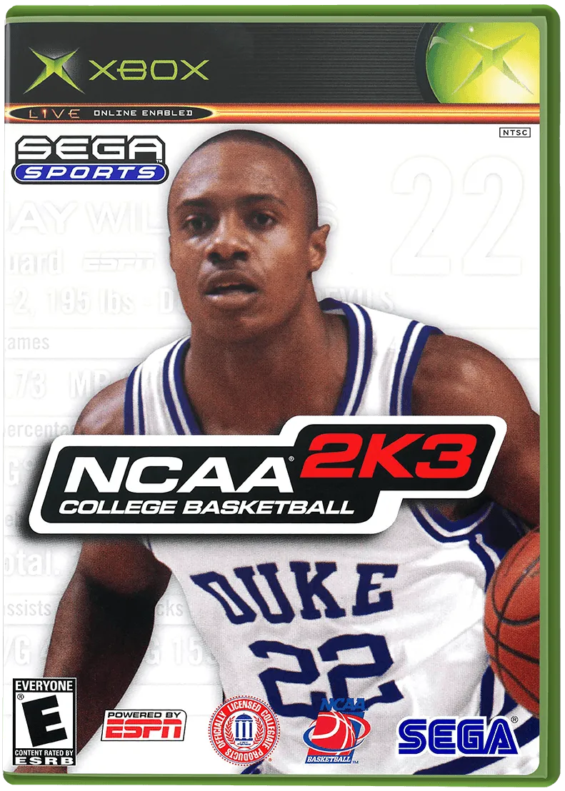 NCAA College Basketball 2K3 box art