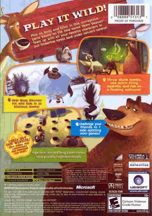 Open Season box back