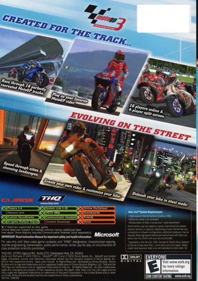 MotoGP box back