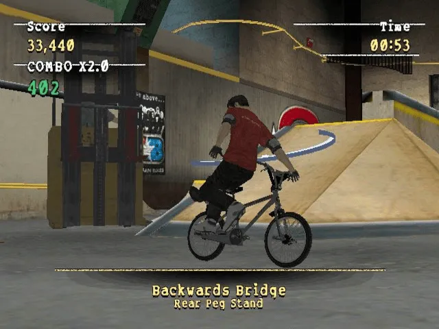 Backdrop artwork for Mat Hoffman's Pro BMX 2