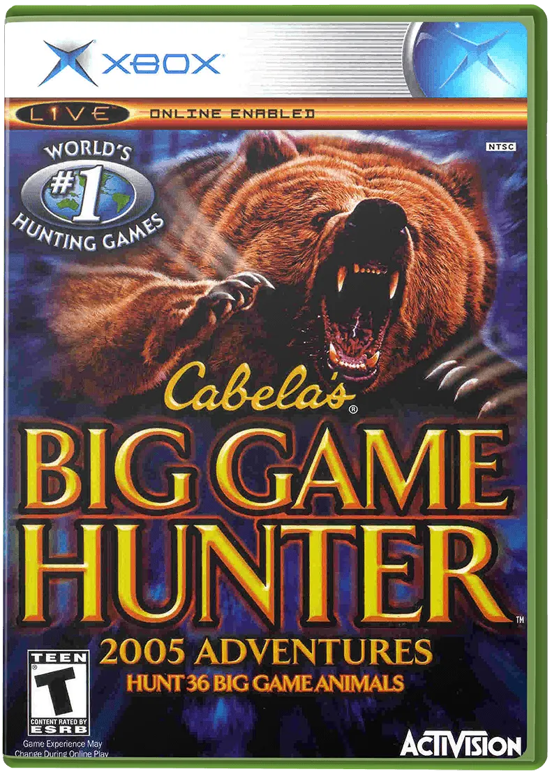 Cabela's Big Game Hunter 2005 Adventures box art