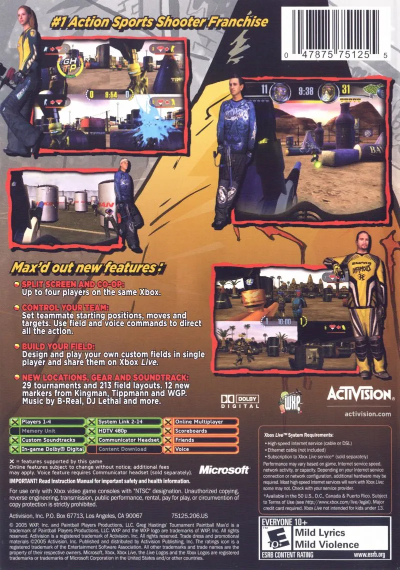 Greg Hastings Tournament Paintball Max'd box back