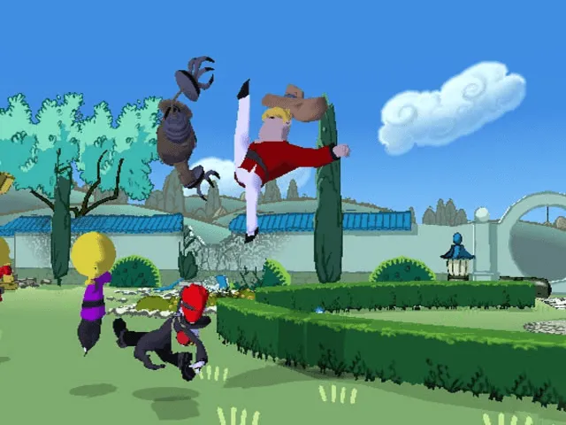 Backdrop artwork for Xiaolin Showdown