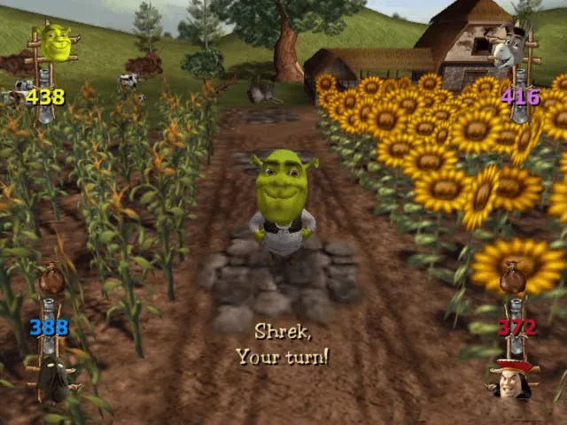 Backdrop artwork for Shrek Super Party