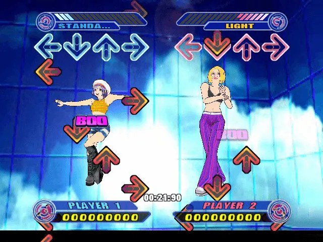 Backdrop artwork for Dance Dance Revolution Ultramix 2