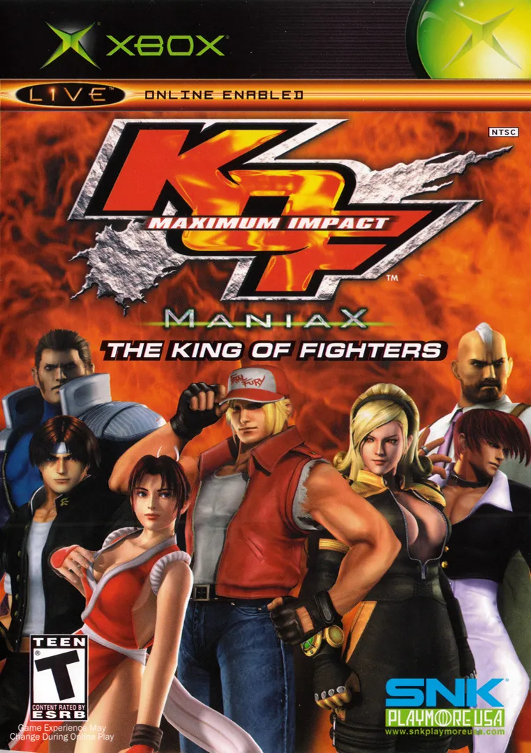 The King of Fighters: Maximum Impact Maniax box art