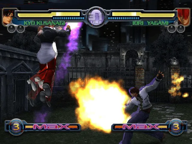 Backdrop artwork for The King of Fighters: Maximum Impact Maniax