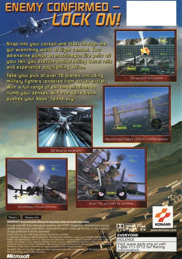AirForce Delta Storm box back