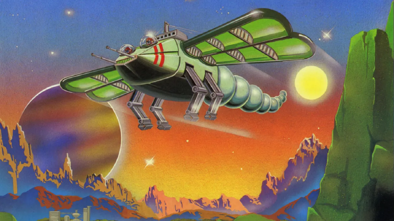 Backdrop artwork for Namco Museum