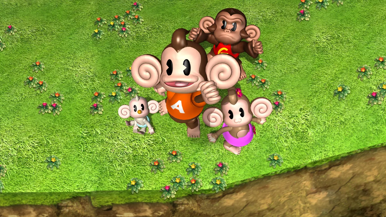 Backdrop artwork for Super Monkey Ball Deluxe
