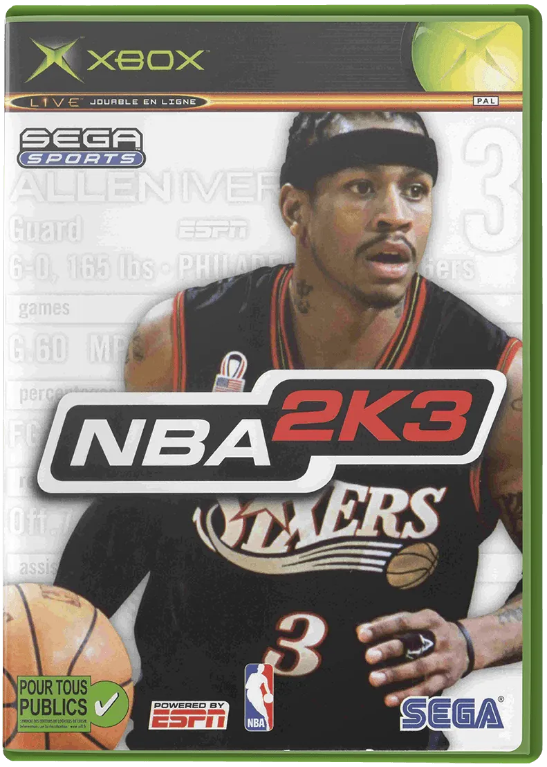 NBA 2K3 box art