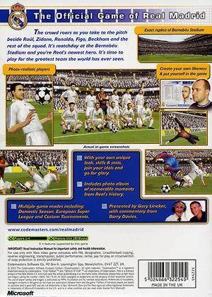 Club Football: Real Madrid box back