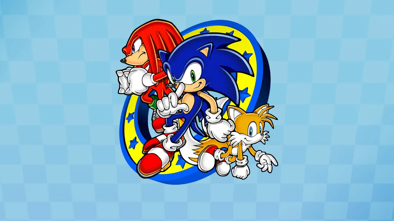 Backdrop artwork for Sonic Mega Collection Plus