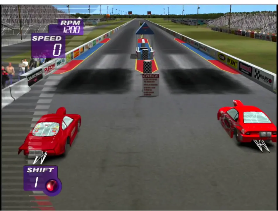 Backdrop artwork for IHRA Drag Racing 2005