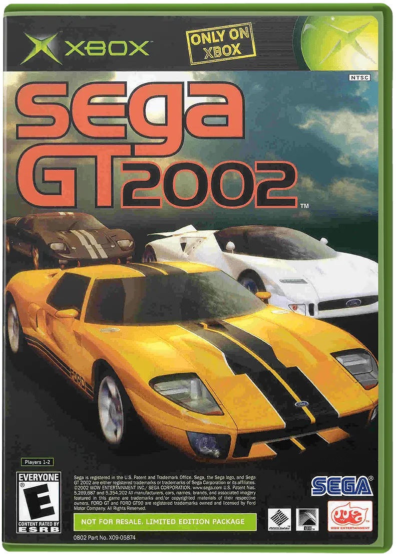Sega GT 2002 box art