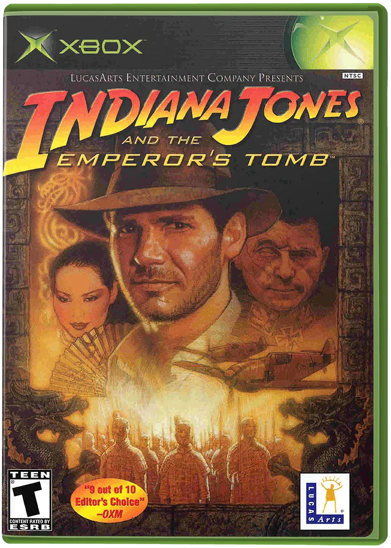 Indiana Jones and the Emperor's Tomb box art