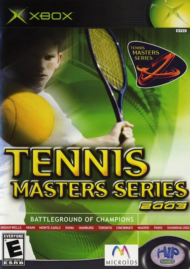 Tennis Masters Series 2003 box art