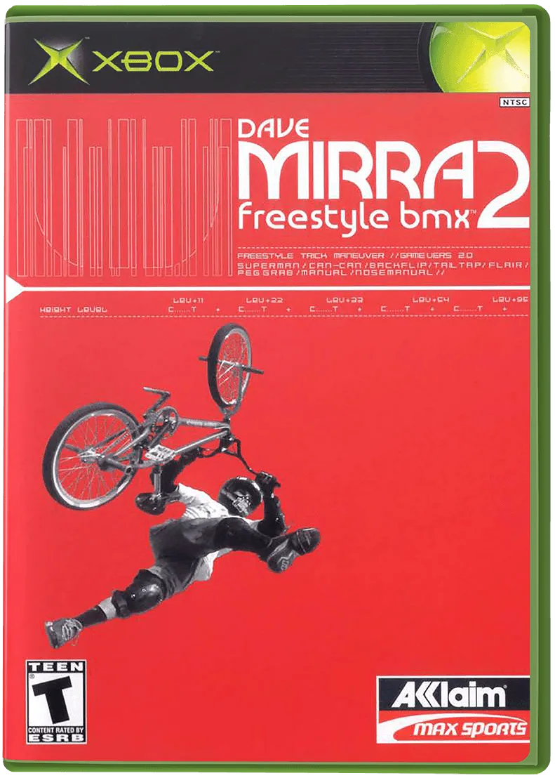 Dave Mirra Freestyle BMX 2 box art