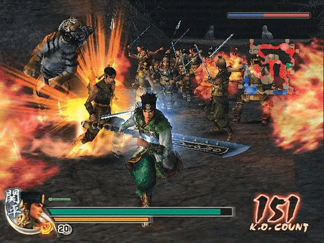 Backdrop artwork for Dynasty Warriors 5