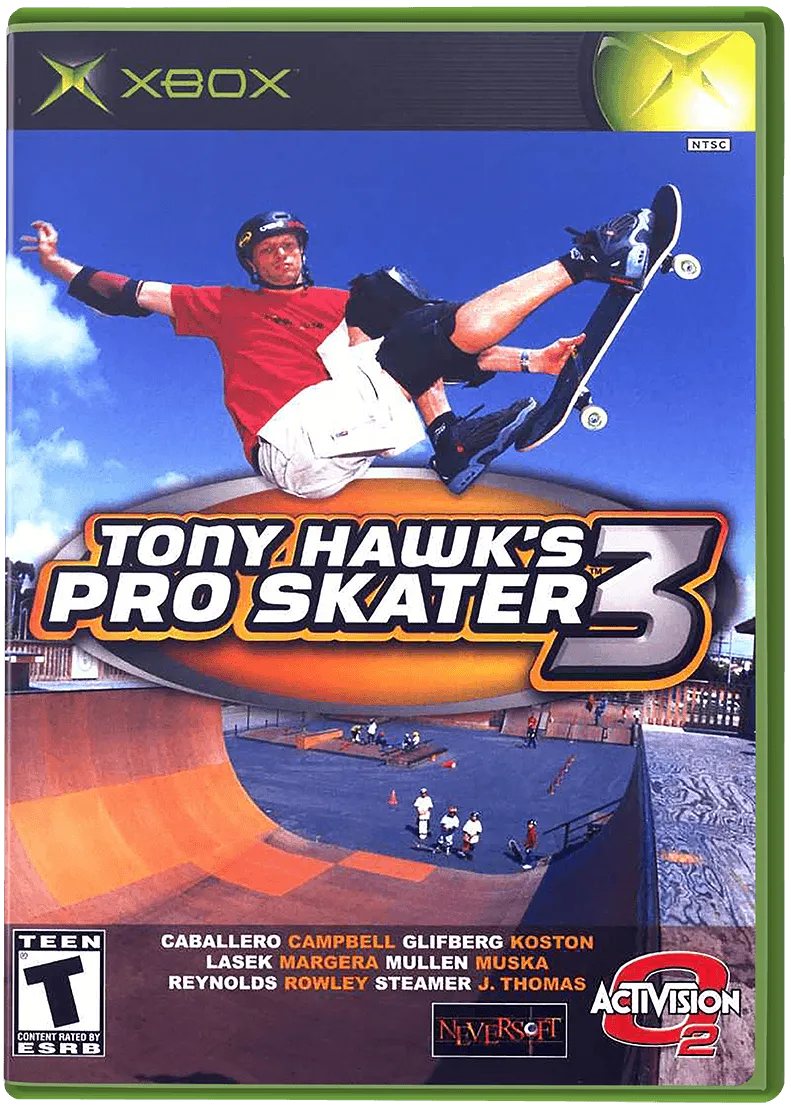 Tony Hawk's Pro Skater 3 box art