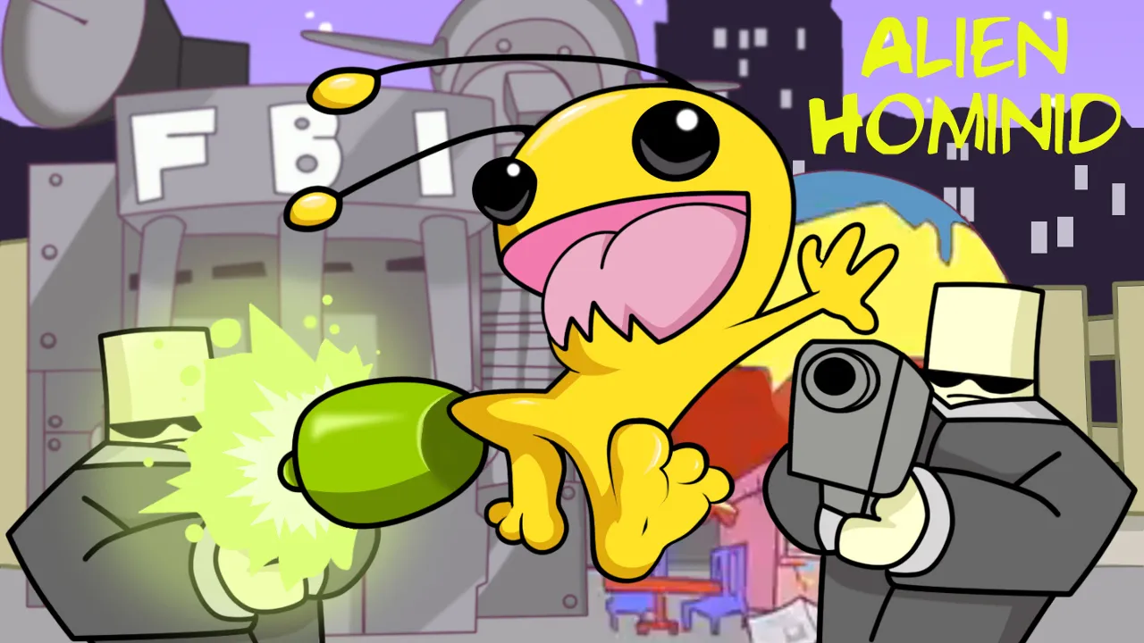 Backdrop artwork for Alien Hominid