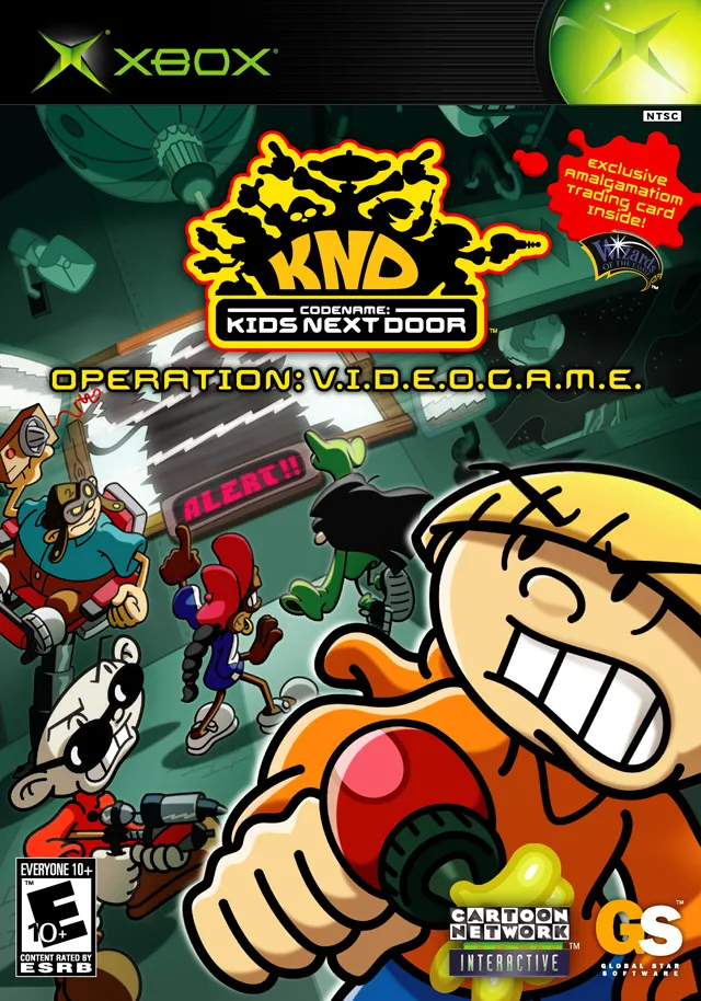 Codename: Kids Next Door: Operation: V.I.D.E.O.G.A.M.E. cover art for Microsoft Xbox