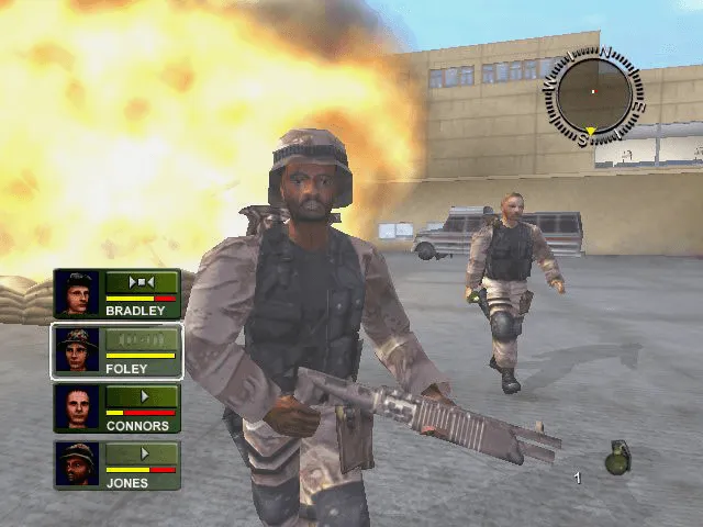 Backdrop artwork for Conflict: Desert Storm II: Back to Baghdad