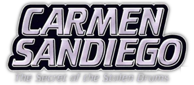 Carmen Sandiego: The Secret of the Stolen Drums logo