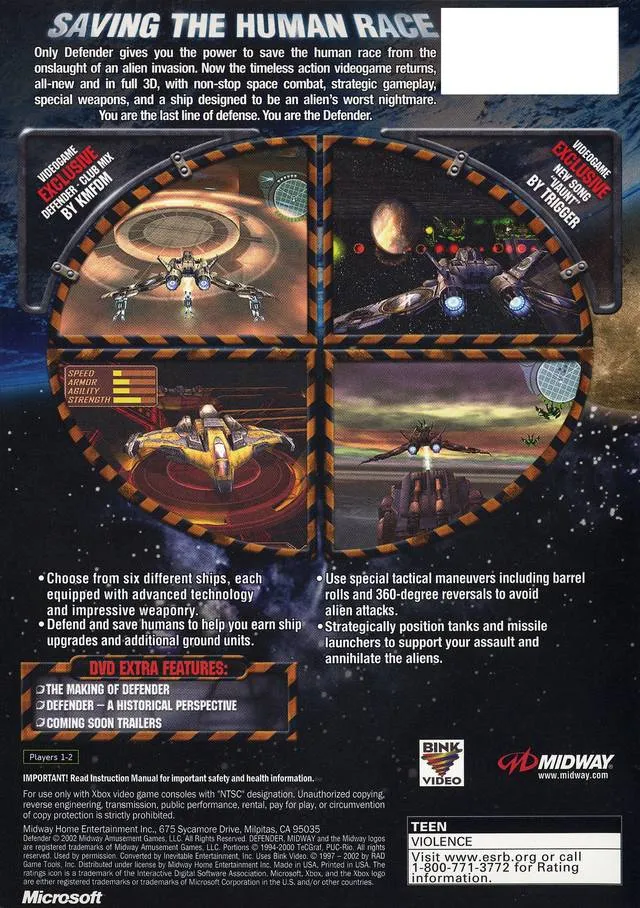 Defender box back