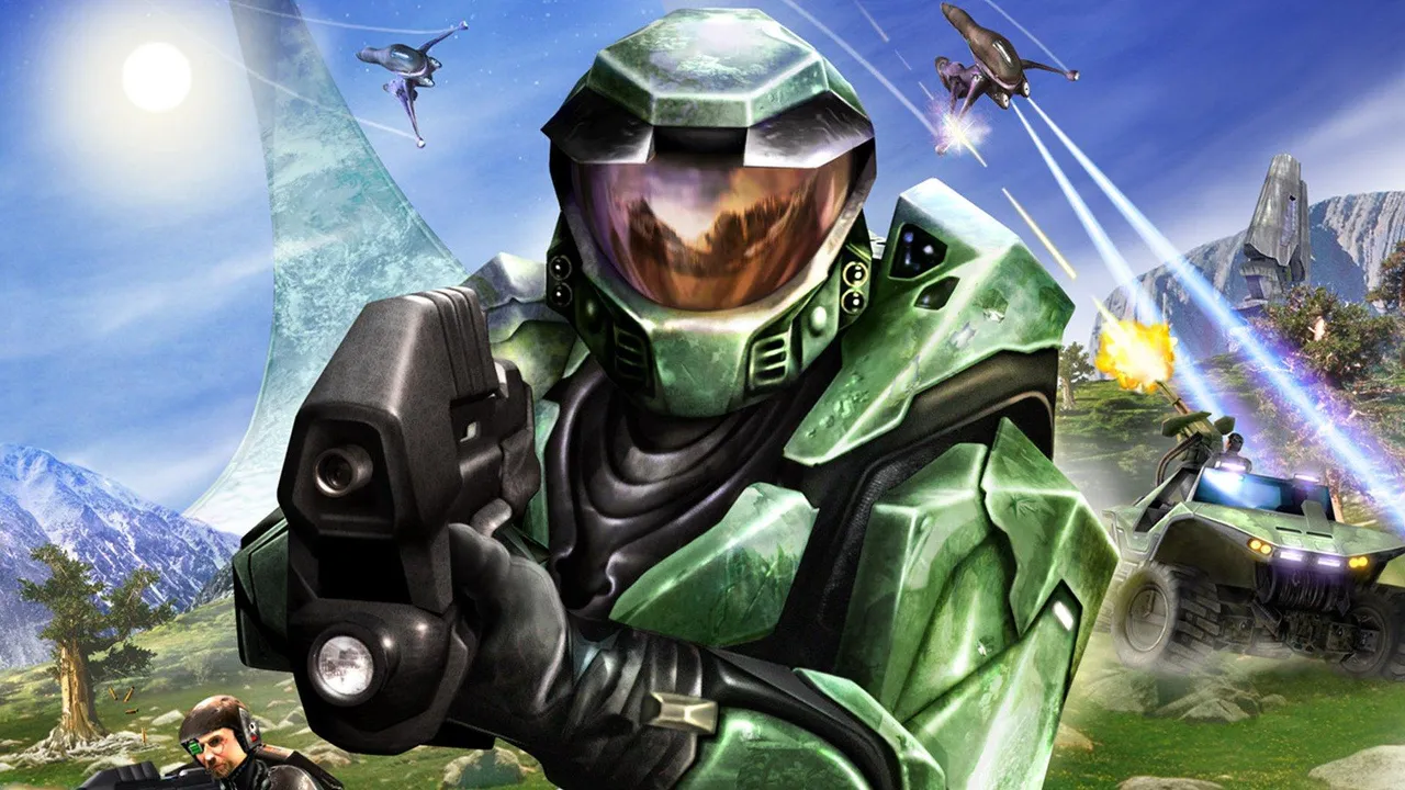 Backdrop artwork for Halo: Combat Evolved