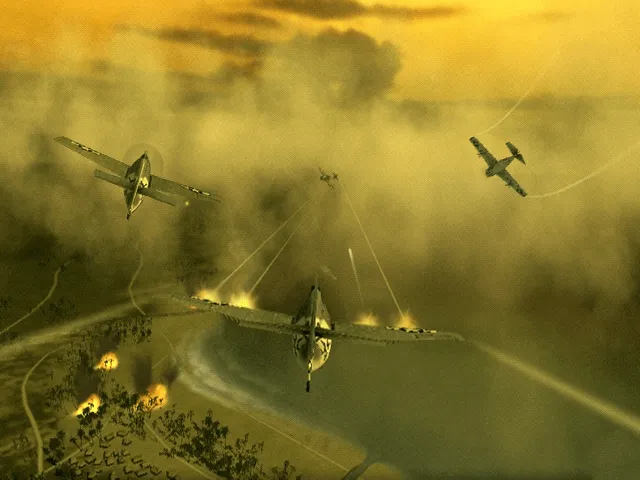 Backdrop artwork for Blazing Angels: Squadrons of WWII