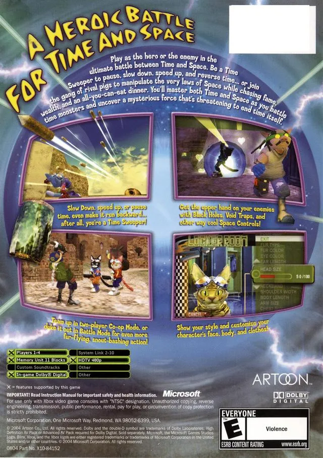 Blinx 2: Masters of Time & Space box back