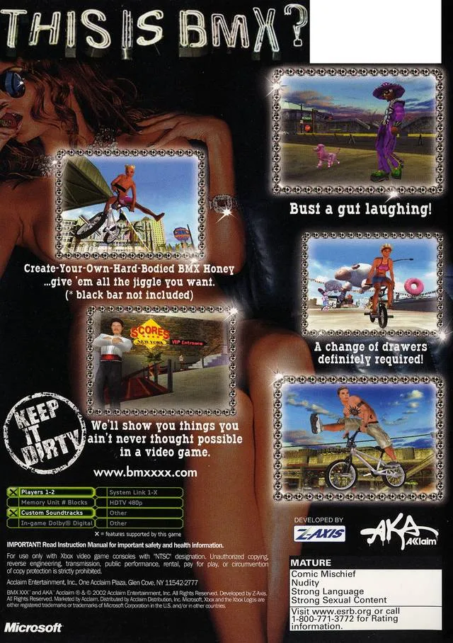 BMX box back