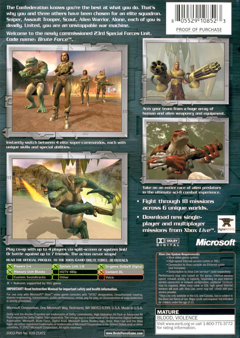 Brute Force box back